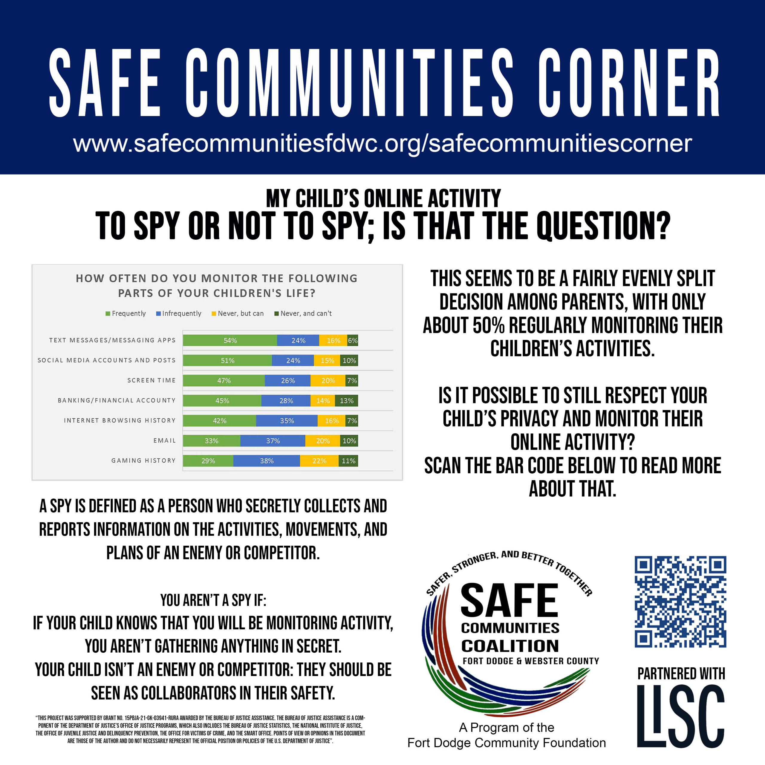 Dec 2nd Your Child’s Online Activity: To Spy or not to Spy; Is that the Question?