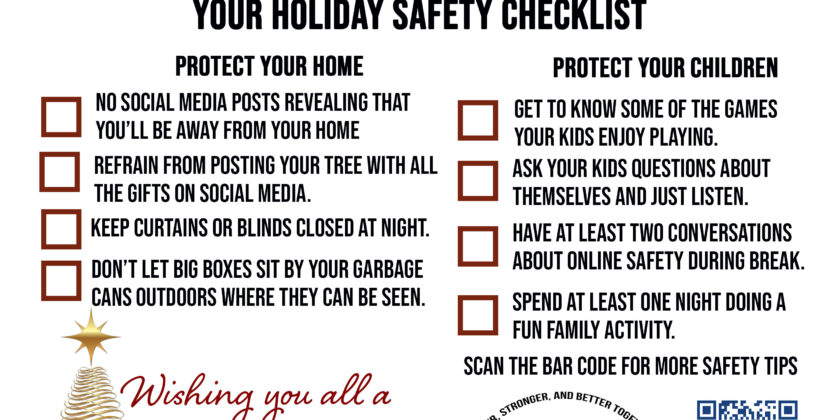 December 23rd Holiday Safety Checklist