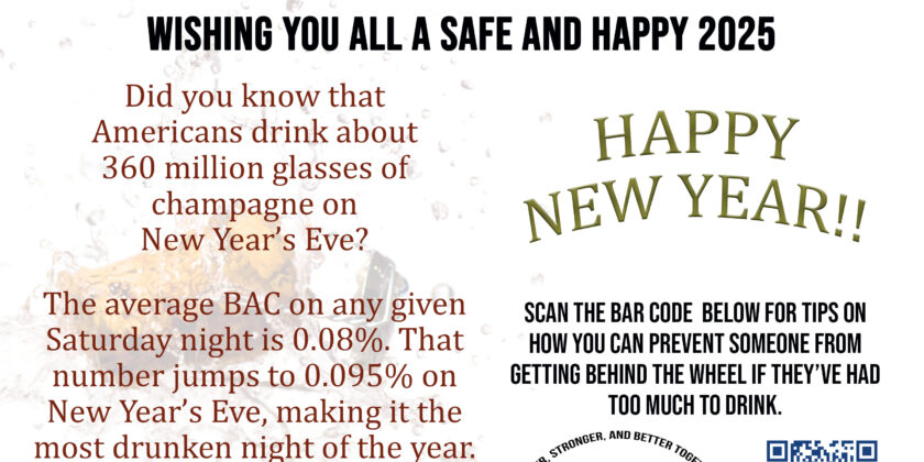 Dec 30th 2024 Have a Safe and Happy 2025!