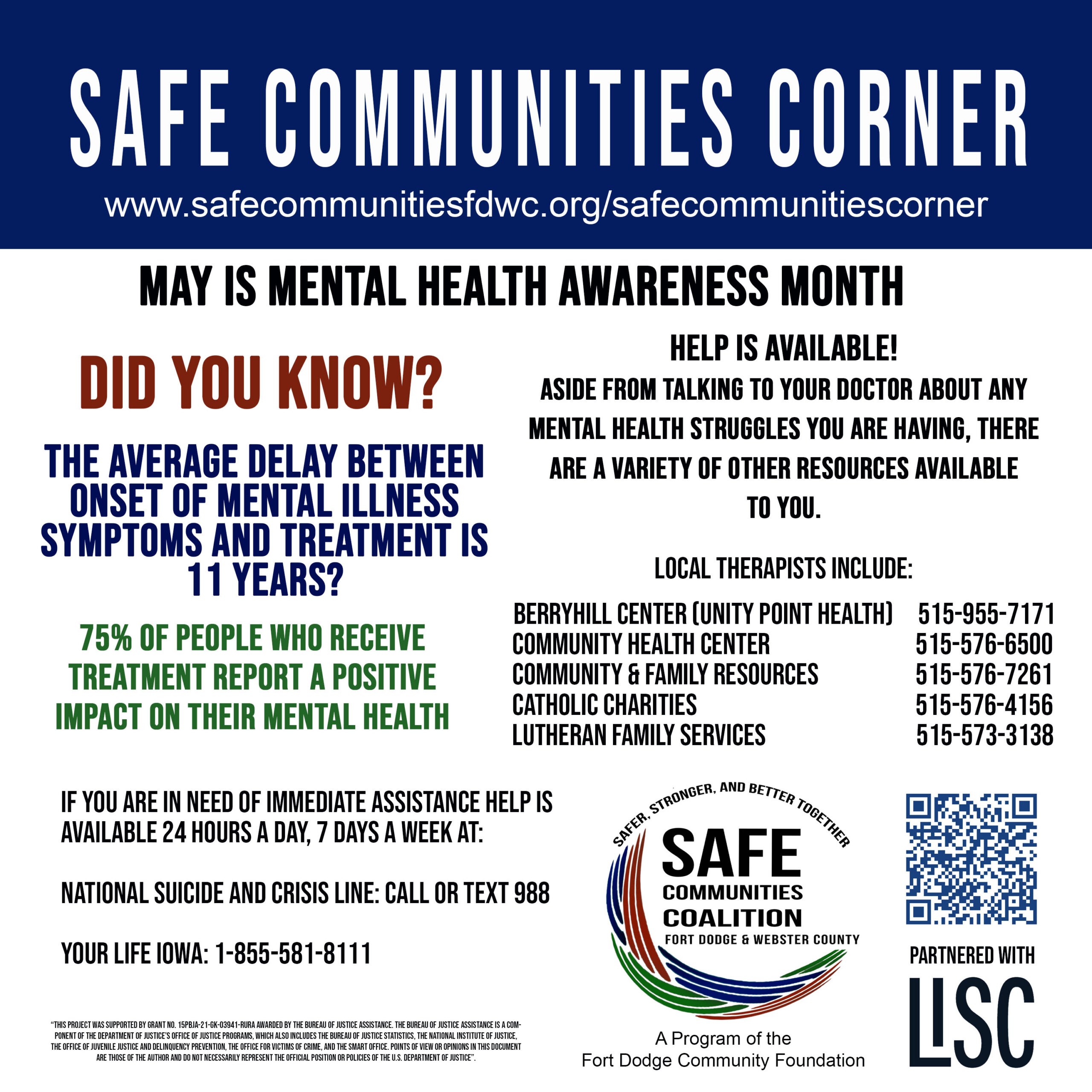 May is Mental Health Awareness Month: Help is Available
