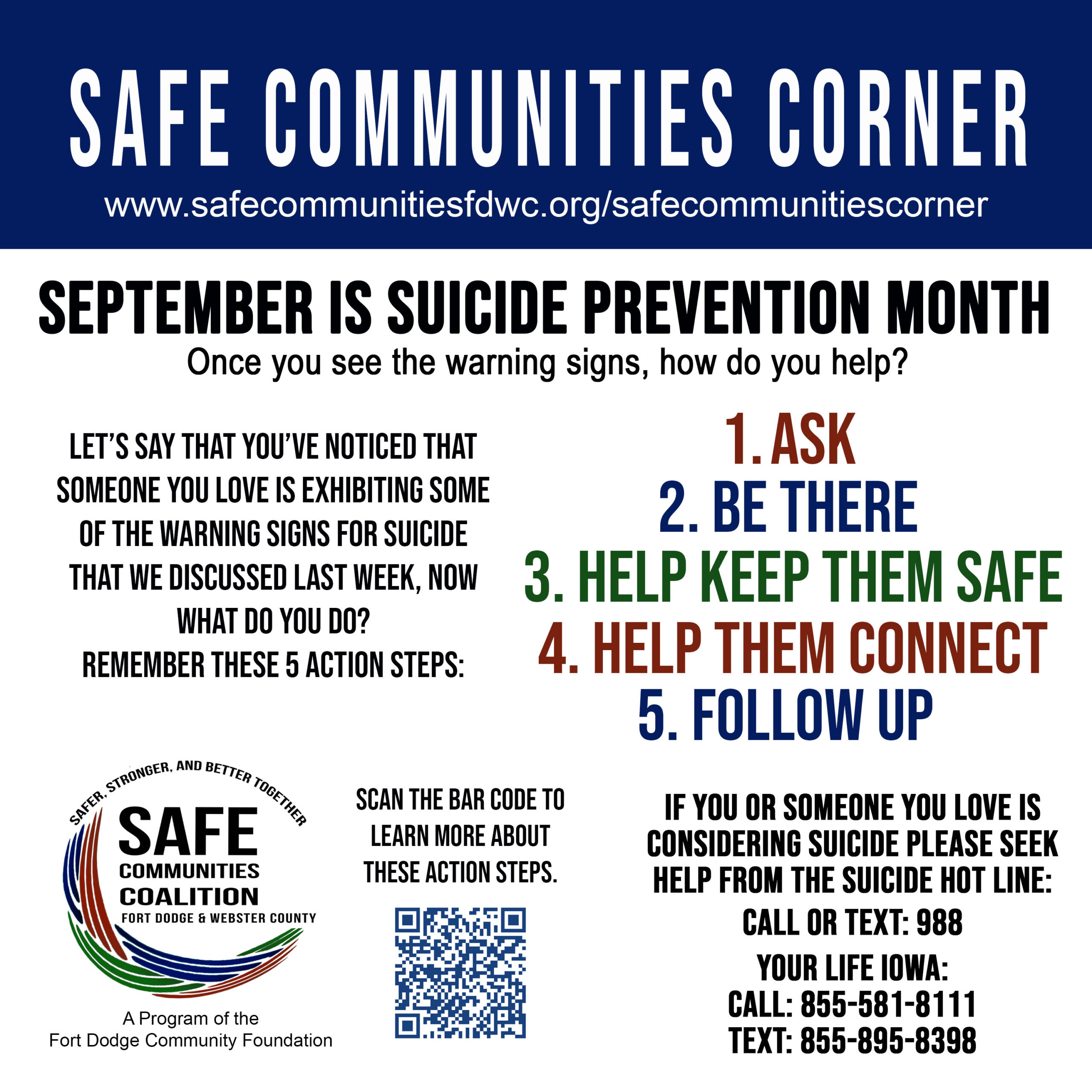 September is Suicide Awareness Month; What to do if you see the warning signs