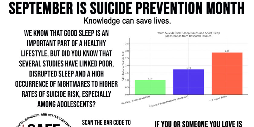 Suicide Awareness Month: The Effects of Sleep on Suicide Risk