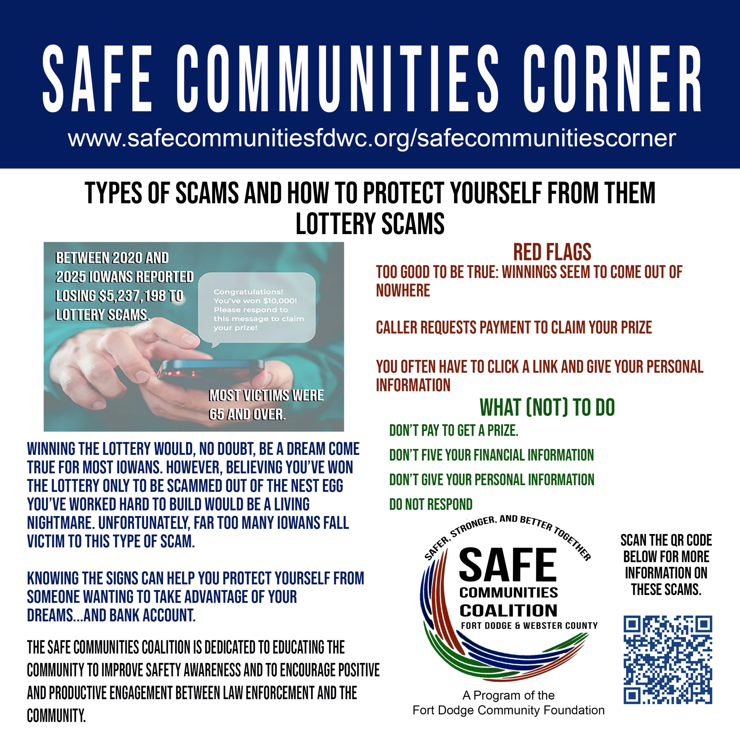 Types of Scams and How to Protect Yourself From Them: Lottery Scams