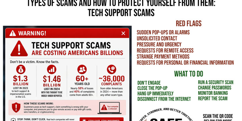 Types of Scams and How to Protect Yourself From Them: Tech Scams