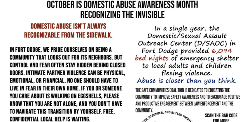 October is Domestic Abuse Awareness Month: Recognizing the Invisible